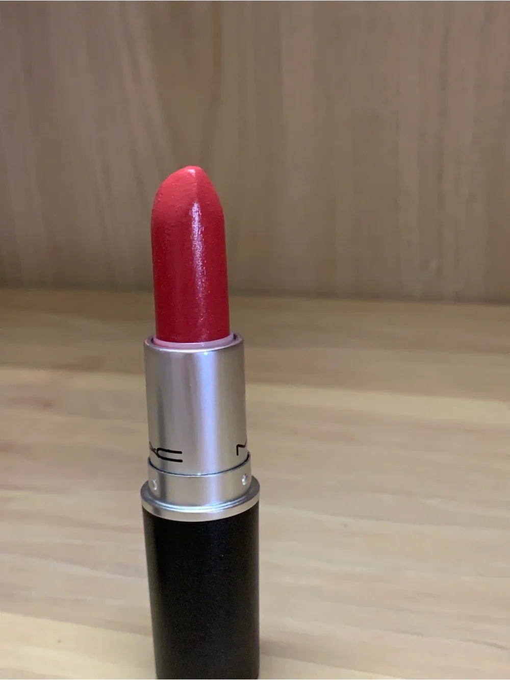 RARE DISCONTINUED MAC Amplified Lipstick — Fine 'N Dandy A74 (Used)